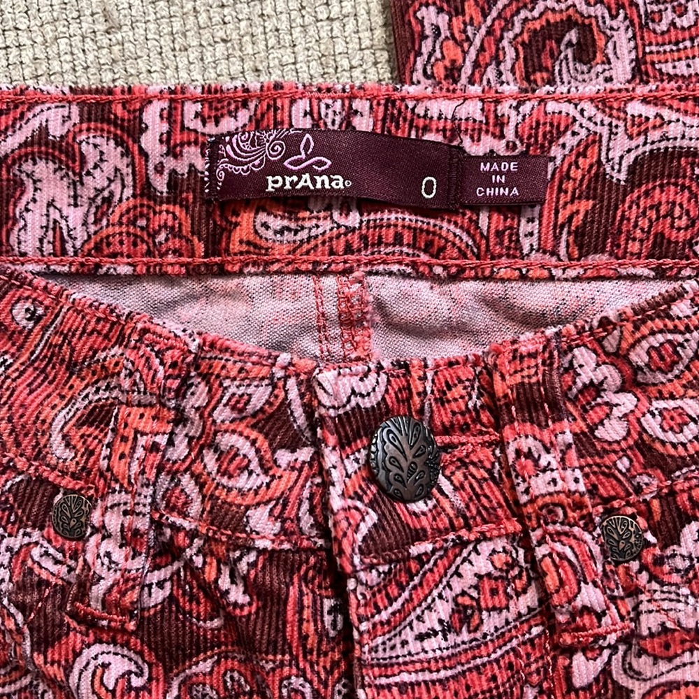 Prana Trinity Corduroy Paisley Pants - Picture 3 of 6